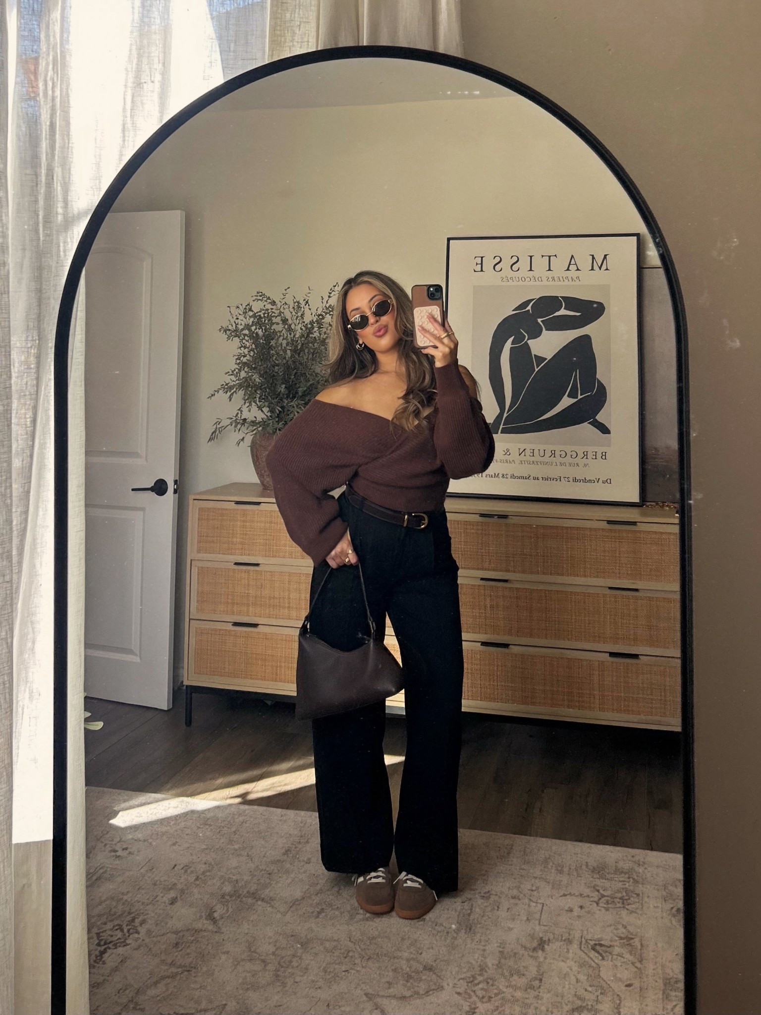 Brown sweater outfit 

#LTKootd