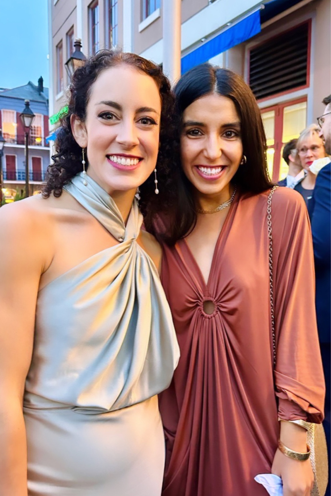 Cheers to The Jackson’s 🎉 This clay color dress is the perfect color this fall🤎

📸 dress - @krisaclothing 
📸 necklace - @jennybird
📸 earrings - @adinaeden 

#LTKparties #LTKstyletip