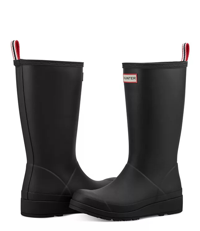 Hunter Play Insulated Vegan Shearling Short Rain Boots | LOFT