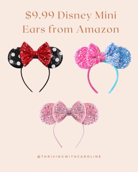 $9.99 Disney Mini Ears from Amazonn

#LTKU #LTKfindsunder50 #LTKfamily