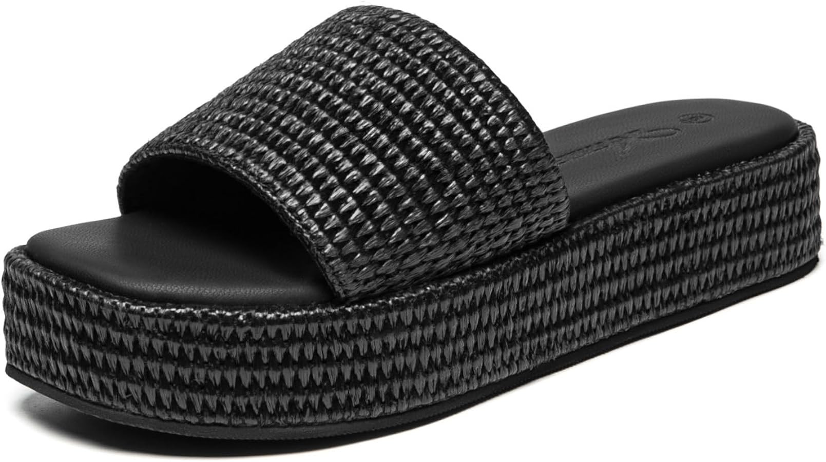 Athlefit Women's Slip On Platform Sandals Casual Bohemia Open Toe Summer Beach Flatform Slide San... | Amazon (US)
