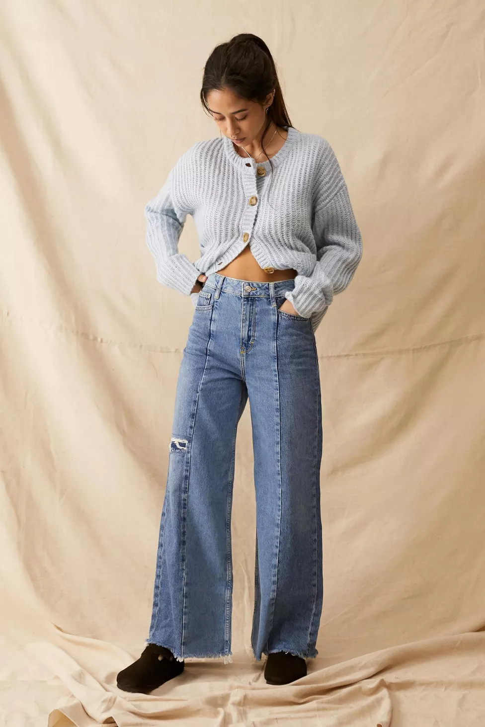 BDG Ripped Panel Puddle Jean | Urban Outfitters (US and RoW)