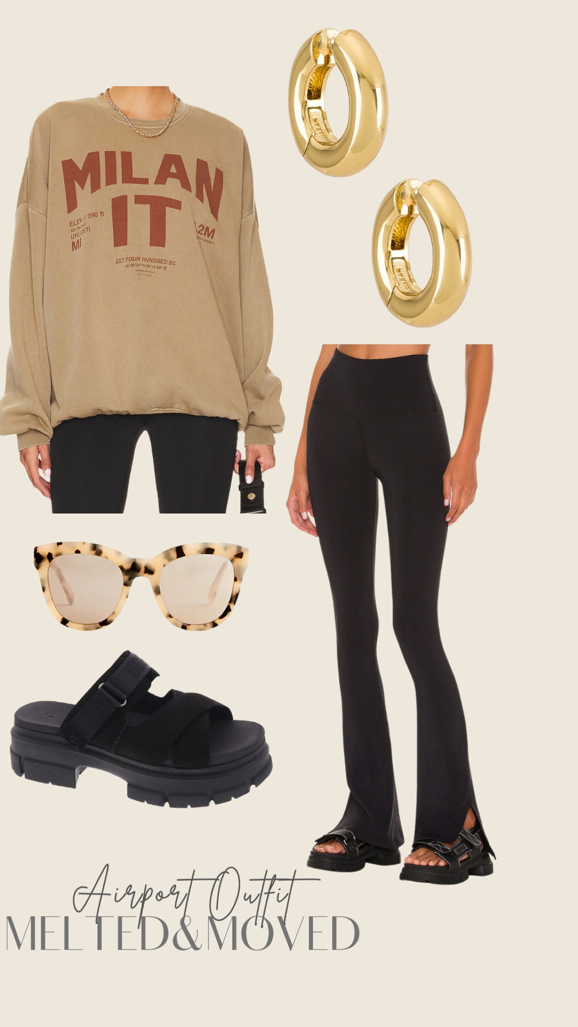 Airport Travel Outfit - casual style, cozy, travel look 

#LTKstyletip #LTKunder100 #LTKtravel