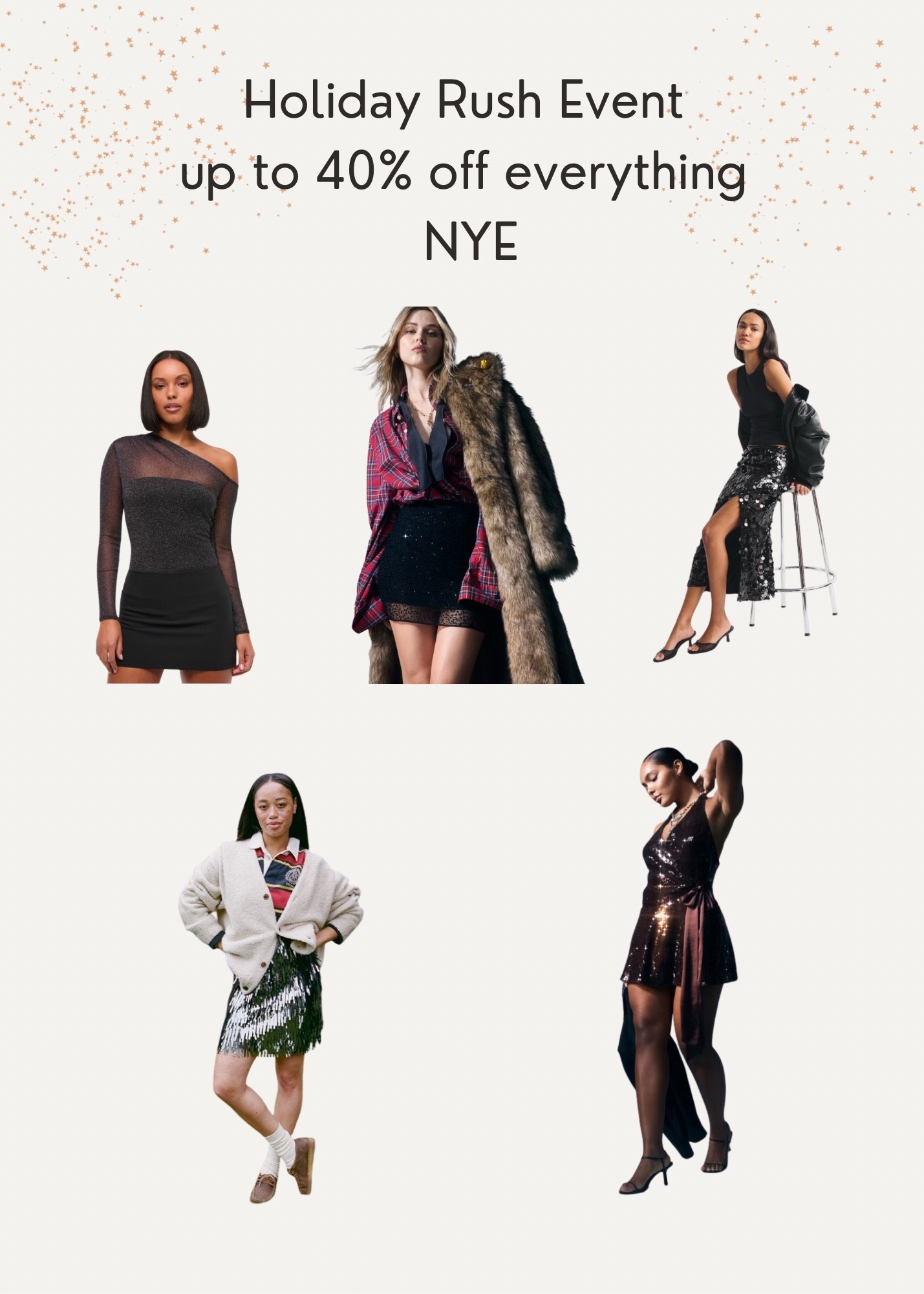 NYE Looks up to 40% off

#LTKHoliday #LTKGiftGuide #LTKSaleAlert