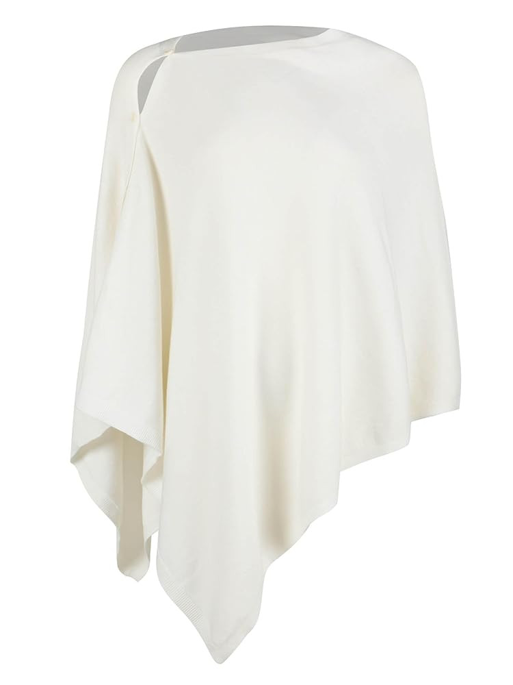 Women'S Shawl Wraps Poncho Sweater Lightweight Knit Scarf With Buttons Versatile Cape Cardigan Sp... | Amazon (US)