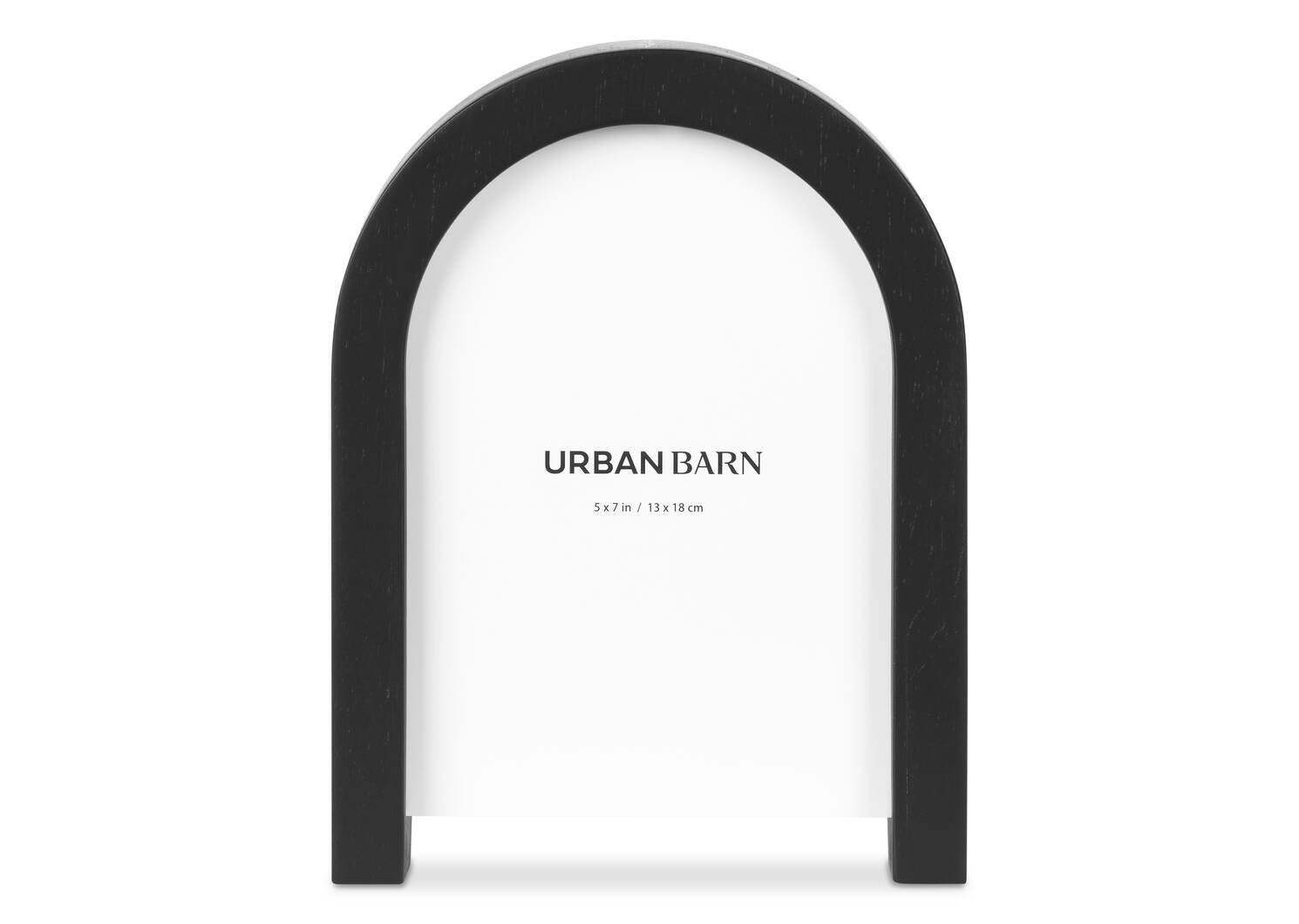 Villa Arch Frame 5x7 Black | Urban Barn