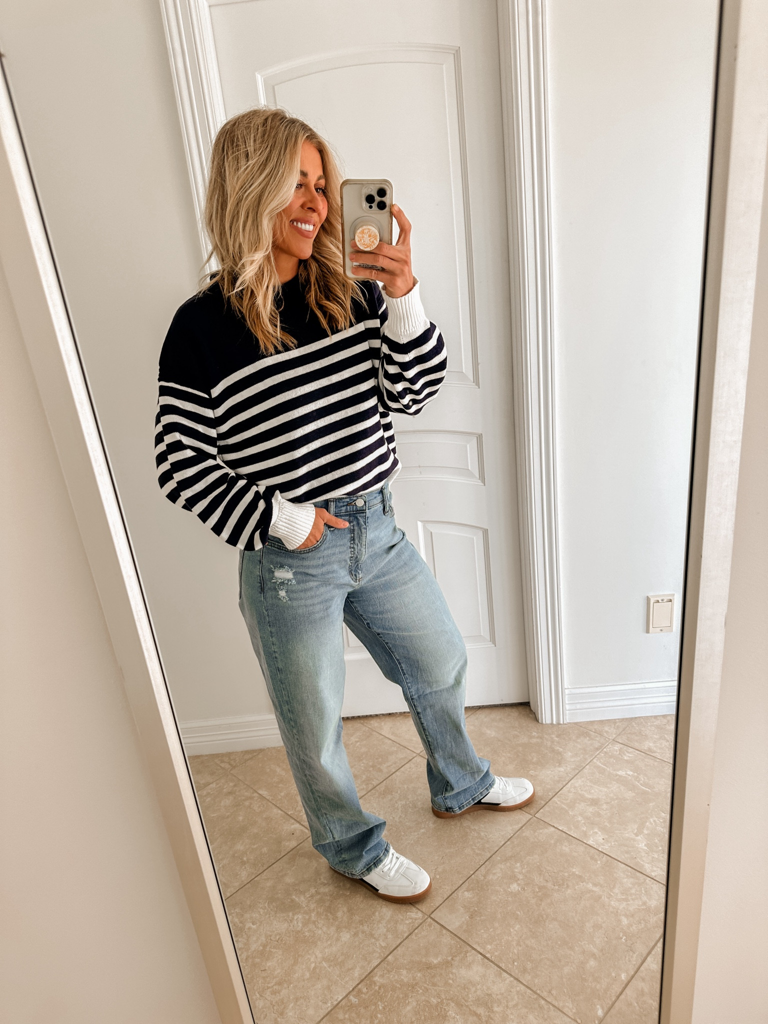 Wearing large in this cute sweater from Walmart! Comes in several color options.

@walmartfashion #walmartpartner #walmartfashion 

Sarah Joy, Fall fashion, Walmart finds, cozy, sweater, pullover, fall looks, game day outfits 