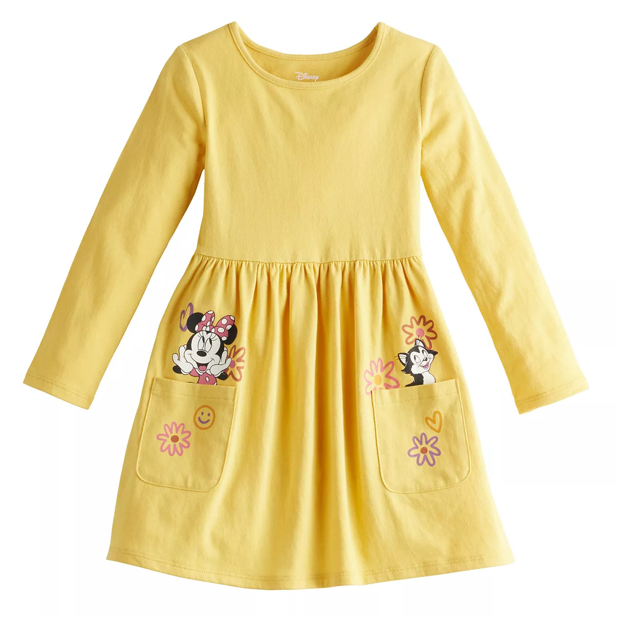 Disney's Minnie Mouse Toddler Girl Long Sleeve Skater Dress by Jumping Beans® | Kohl's