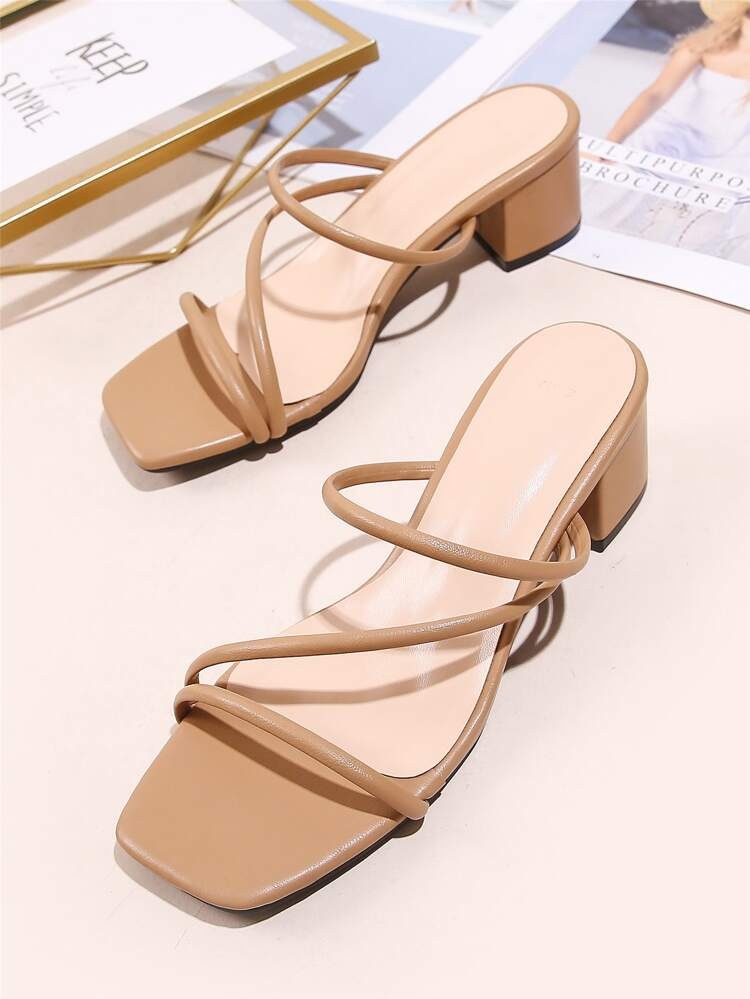 Thin Strap Mule Sandals | SHEIN