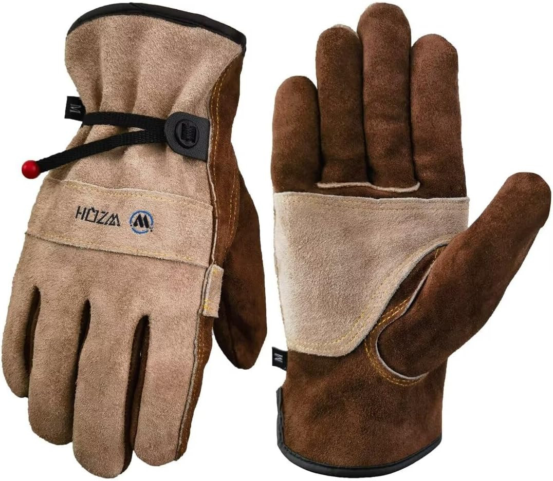 Leather Work Gloves for Men or Women. Large Glove for Gardening, Tig/Mig Welding, Construction, C... | Amazon (US)