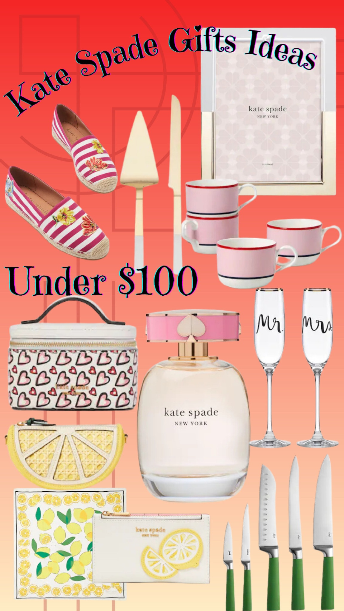 Follow for more 🥰 Outstanding selections of gifts under $100 from Kate Spade! You won’t regret!!!




#katespade #under100 #giftideas #bridalshower #fragance #wallet #esquadrile #giftforher #gift #homedecor #homeideas #homeessencials 

#LTKGiftGuide #LTKunder50 #LTKFind