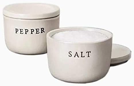 Hearth and Hand with Magnolia Salt & Pepper Stoneware Cellar 2020 New Version | Amazon (US)