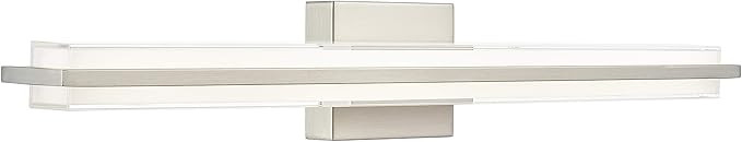 Dario 30 inch LED Bathroom Vanity Lights | Brushed Nickel Bathroom Light LL-WL927-1BN-30 | Amazon (US)