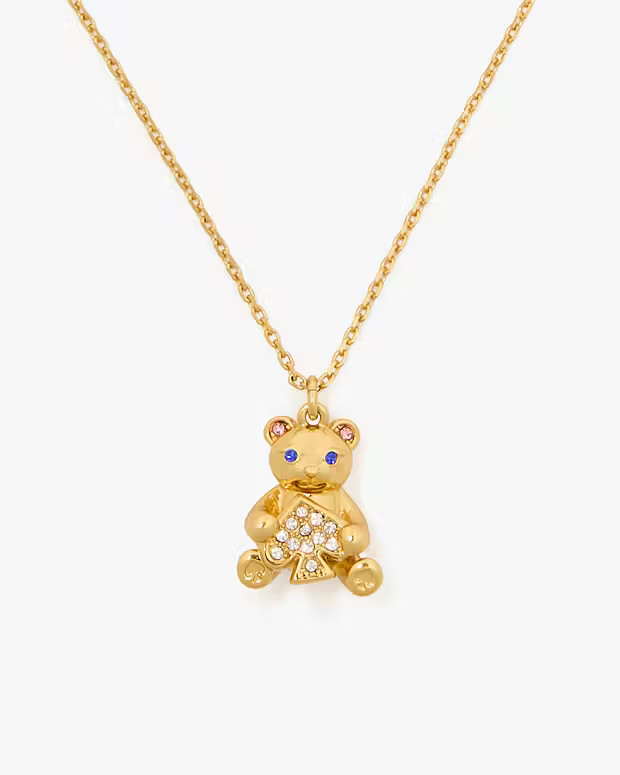 Oh What Fun Spade Teddy Pendant | Kate Spade Outlet