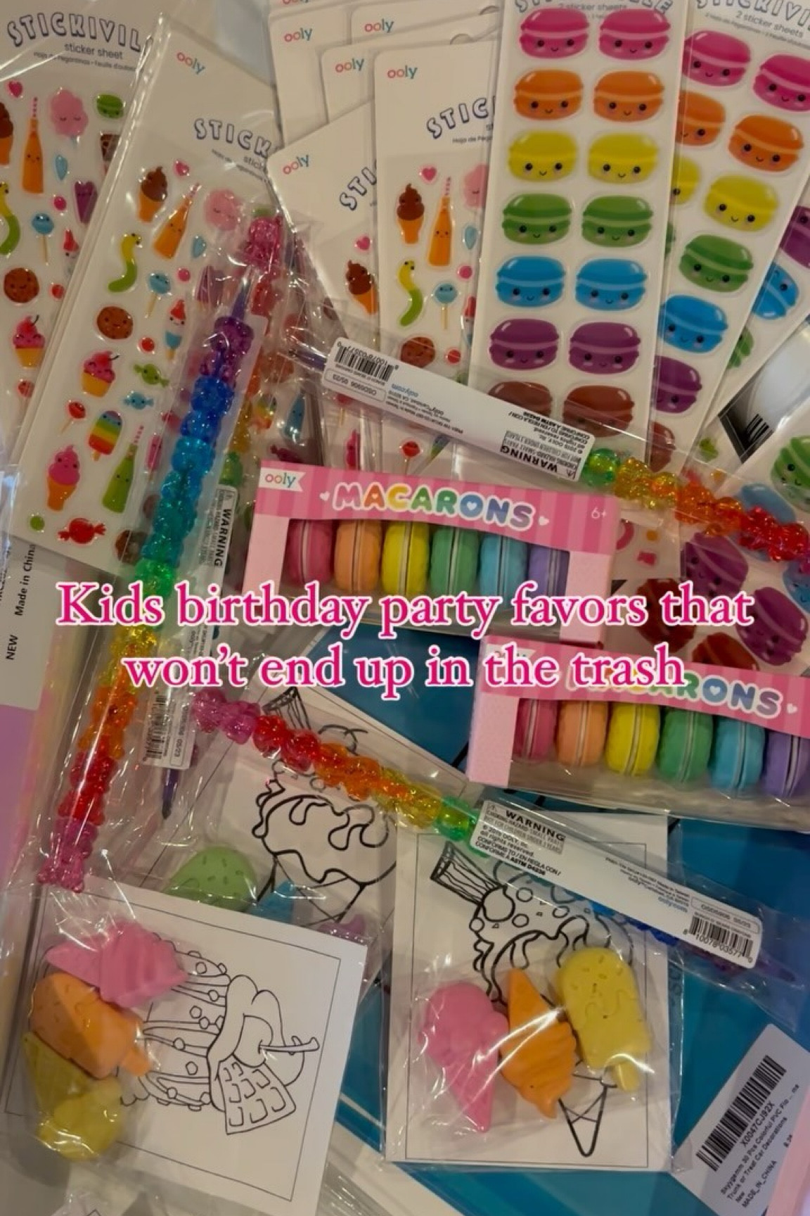 Girls party favors that kids and parents enjoy!

I’m getting ready for my daughter’s 5th candy themed birthday party and usually don’t do party favors but she insisted!

…so it was important that I did favors that weren’t junky. I wanted super cute, useful gifts that’s everyone would enjoy!

Comment shop!

#kidsparty #kidsbirthday #kidsbirthdayparty #kidsbirthdaypartyideas #kidspartyfavors #candythemedparty #partyfavors
