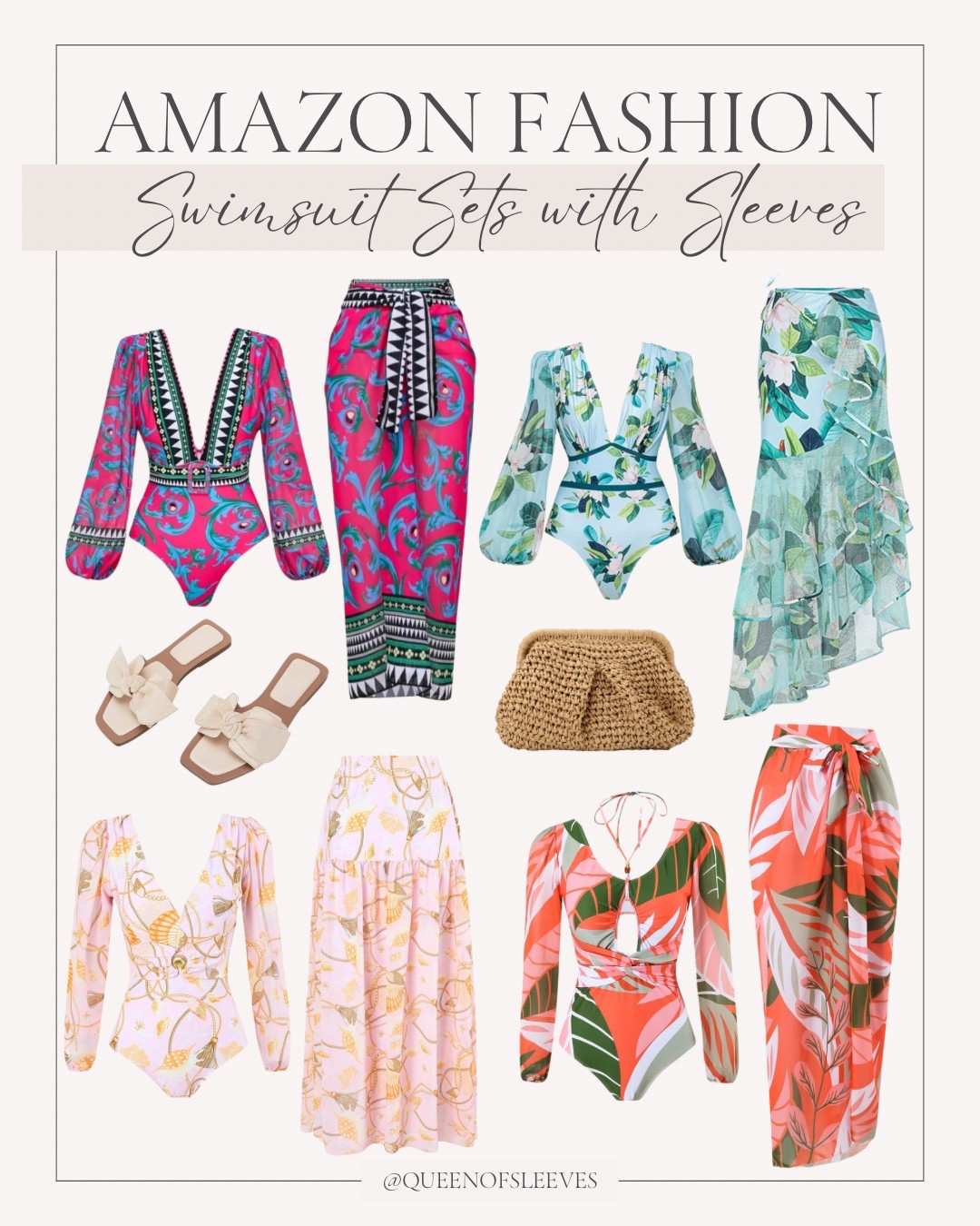 Found the cutest swimsuit sets from Amazon with matching coverups! These long sleeve swimsuits are perfect for vacation, beach days, or poolside lounging. Stylish, sun-safe, and easy to wear.

Amazon fashion swimsuits / long sleeve swimsuit sets / swimsuit sets with sleeves / matching swimsuit and coverup set / long sleeve swimsuits for women / modest swimsuits with sleeves

#LTKTravel #LTKSeasonal #LTKSwim