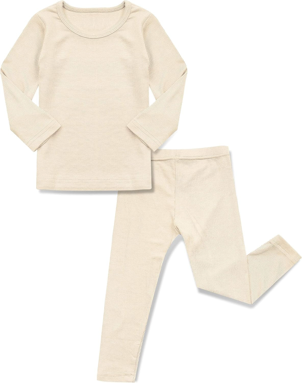 AVAUMA Baby Boys Girls Pajama Set Kids Toddler Snug fit Ribbed Sleepwear pjs for Daily Life Style | Amazon (US)