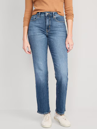 High-Waisted OG Straight Jeans for Women | Old Navy (US)