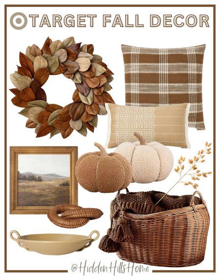 Target fall decor, fall home decor, affordable fall home finds from Target, seasonal decor under $50, cute fall finds from Target #fall #target

#LTKunder50 #LTKSeasonal #LTKhome
