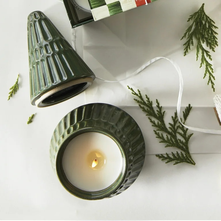 Better Homes & Gardens Forest & Flowers 8.5oz Scented Ceramic Tree Candle | Walmart (US)