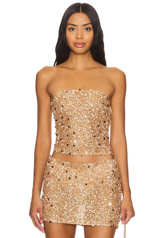 retrofete Marlie Top in Caramel from Revolve.com | Revolve Clothing (Global)