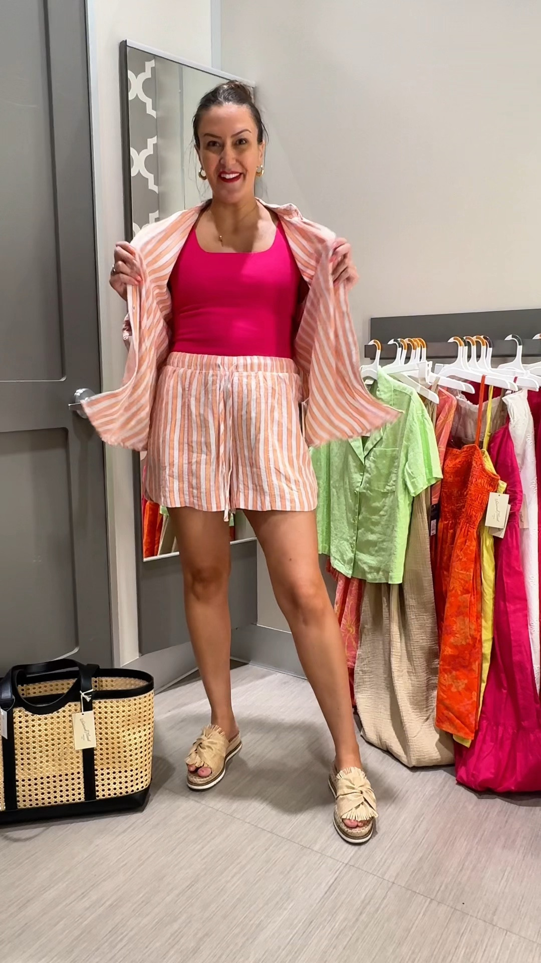 Chic linen set from Target! The shorts are only $14 and bodysuit only $9 during Circle Week! Grab them before they sell out 💖

#LTKSaleAlert #LTKFindsUnder50 #LTKSummerSales