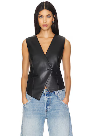 PISTOLA Arabella Vest in Slate Black from Revolve.com | Revolve Clothing (Global)