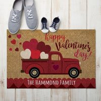 Pickup Some Love Doormat, Hearts Valentines Decor, Personalized Welcome Mat, Decor | Etsy (US)