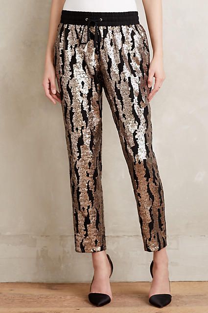 Gamma Sequined Joggers | Anthropologie (US)