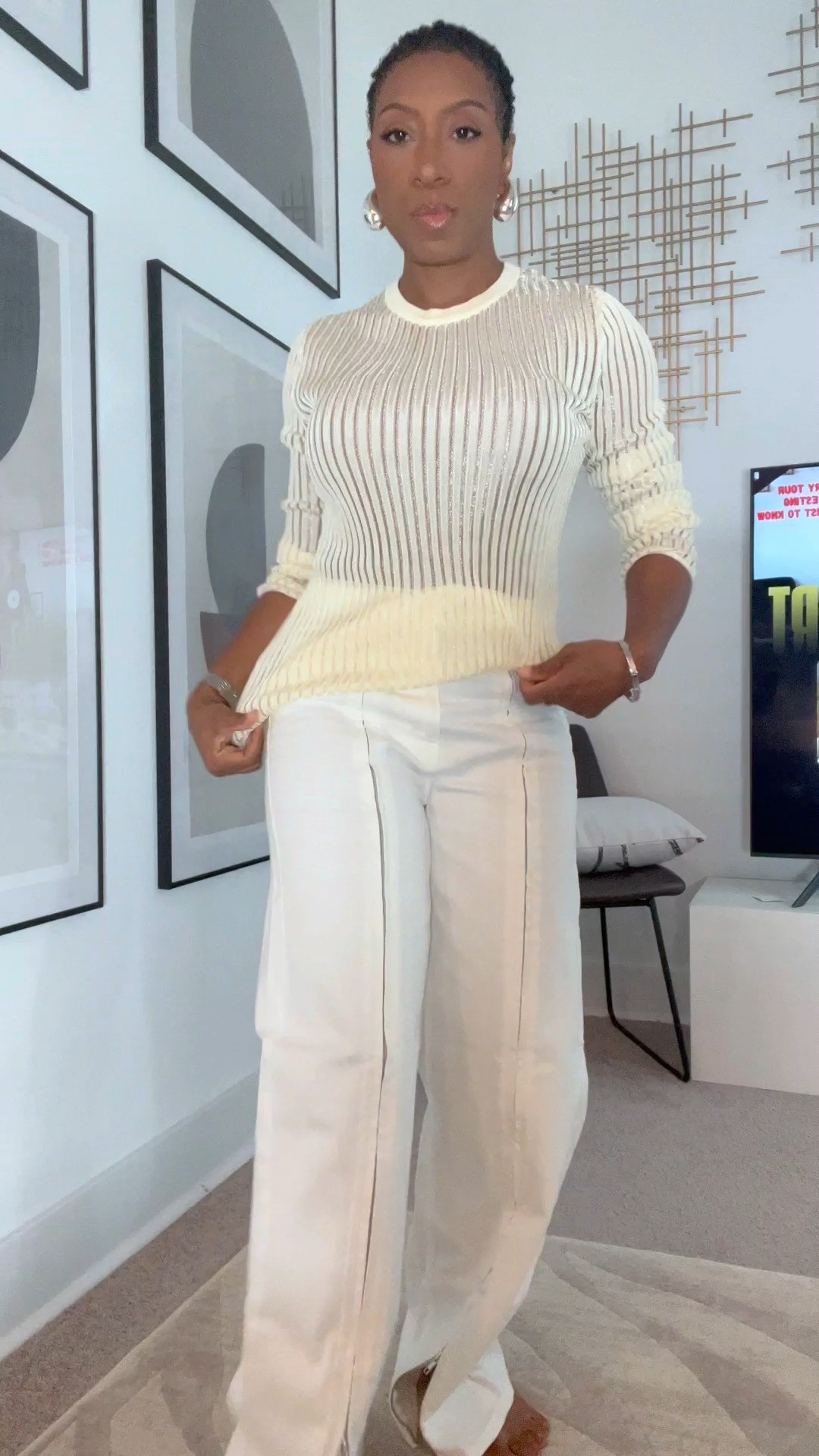 Movies and drinks! Easy 1, 2, 3 outfit idea. 

 