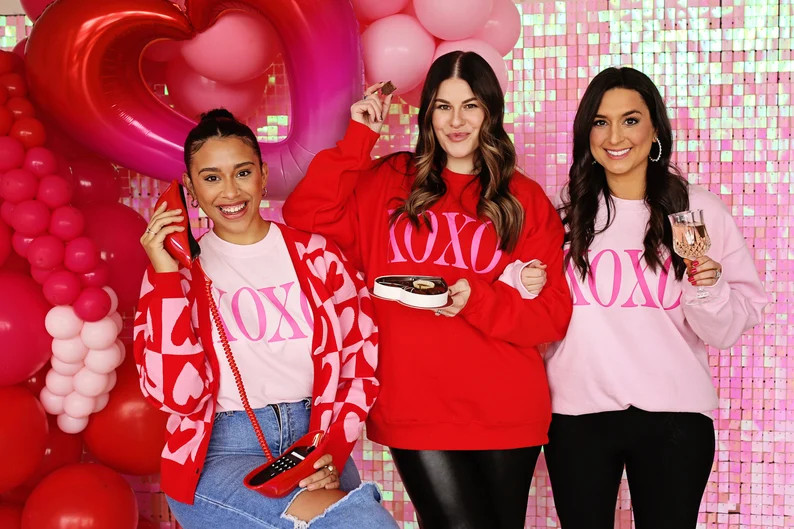 Puff XOXO Sweatshirt - Etsy | Etsy (US)