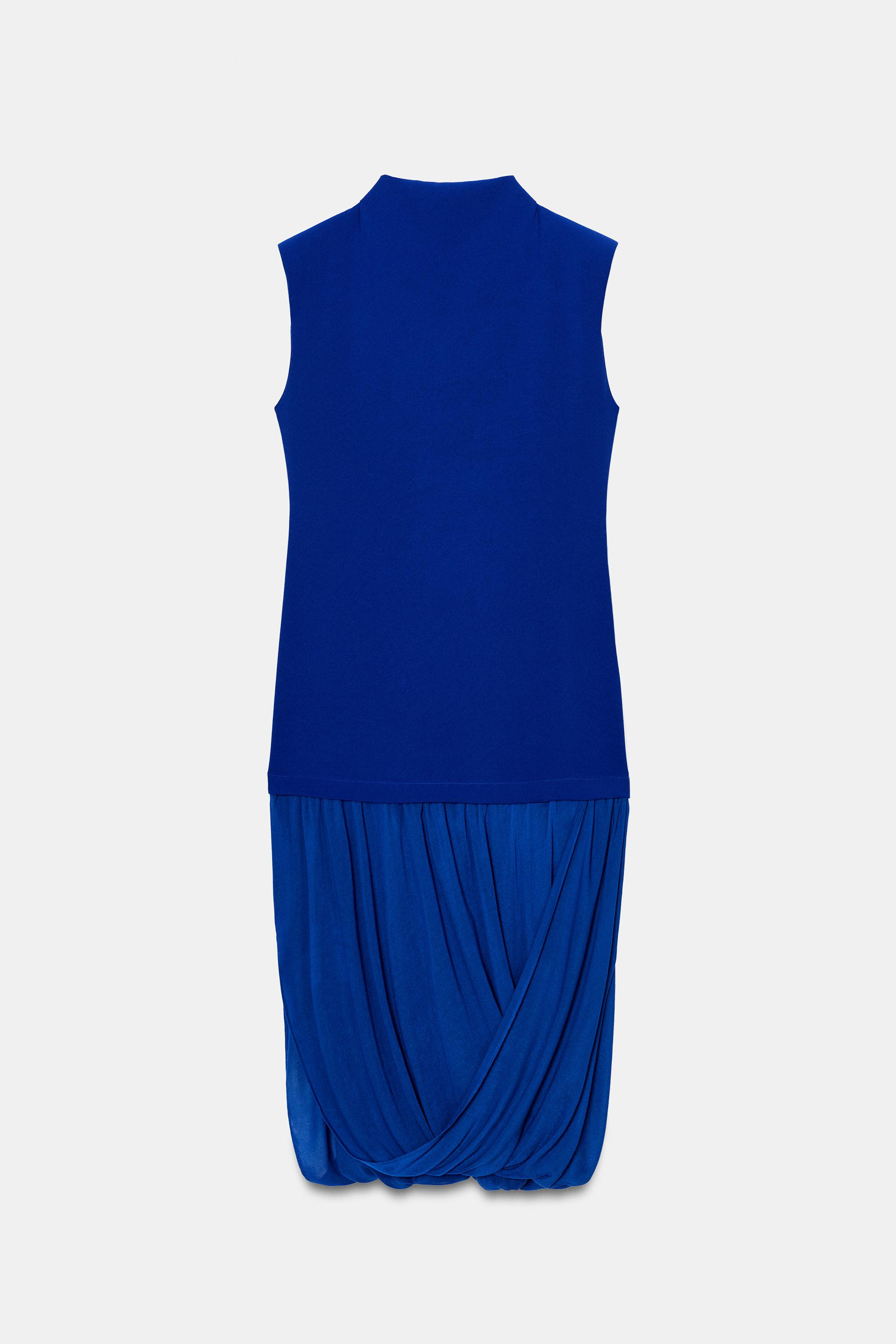 COMBINATION MIDI DRESS | Zara US