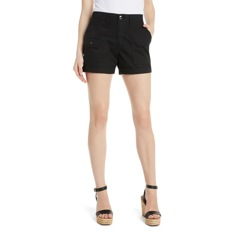 Time and Tru Women’s Utility Cuff Shorts, 4" Inseam, Sizes 2-20 | Walmart (US)