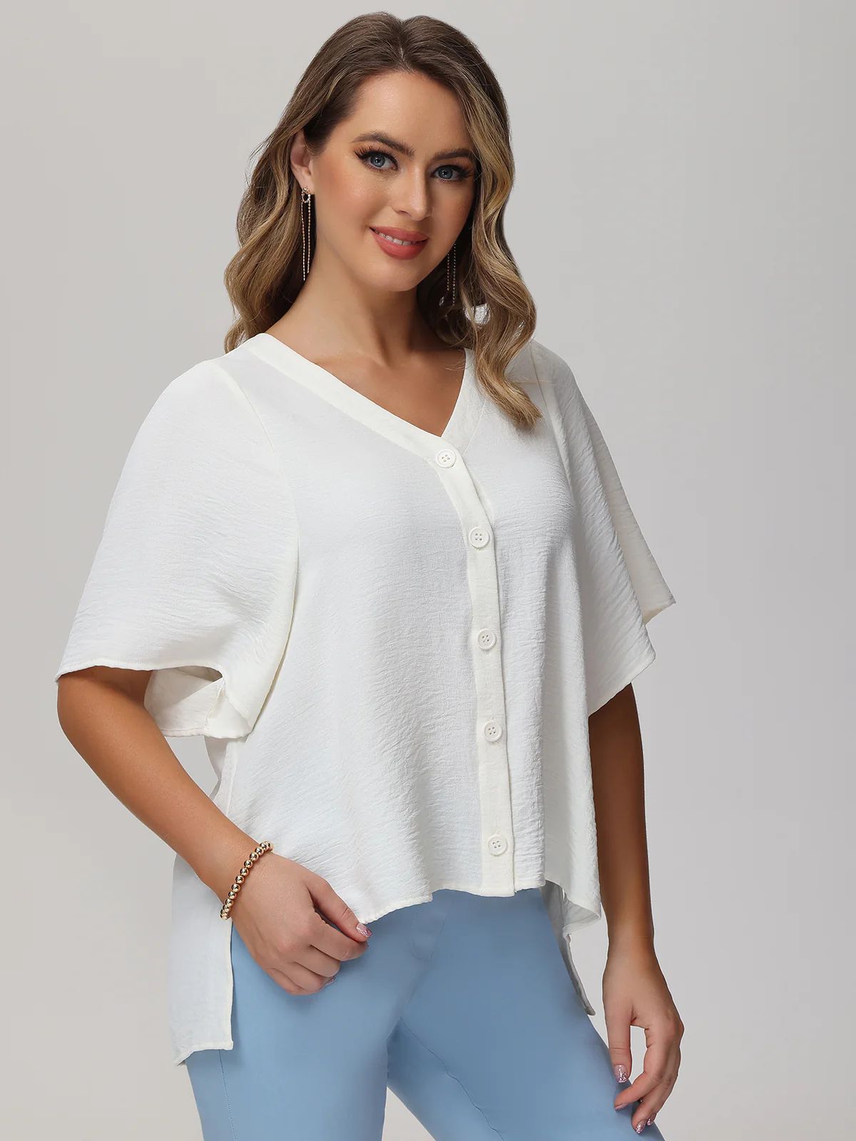 Button Front blouse | 89th + Madison