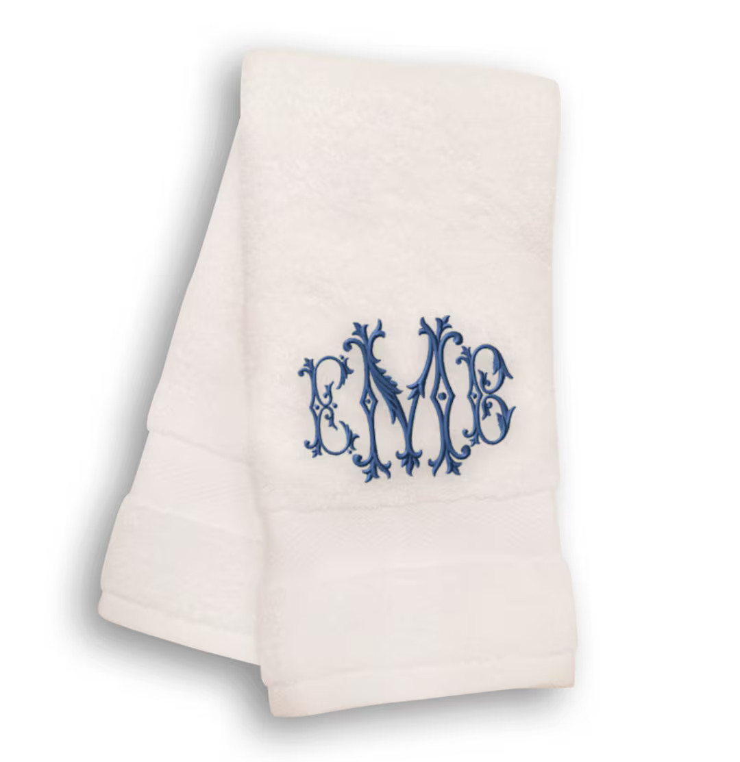 Monogrammed Hand Towel - Etsy UK | Etsy (US)