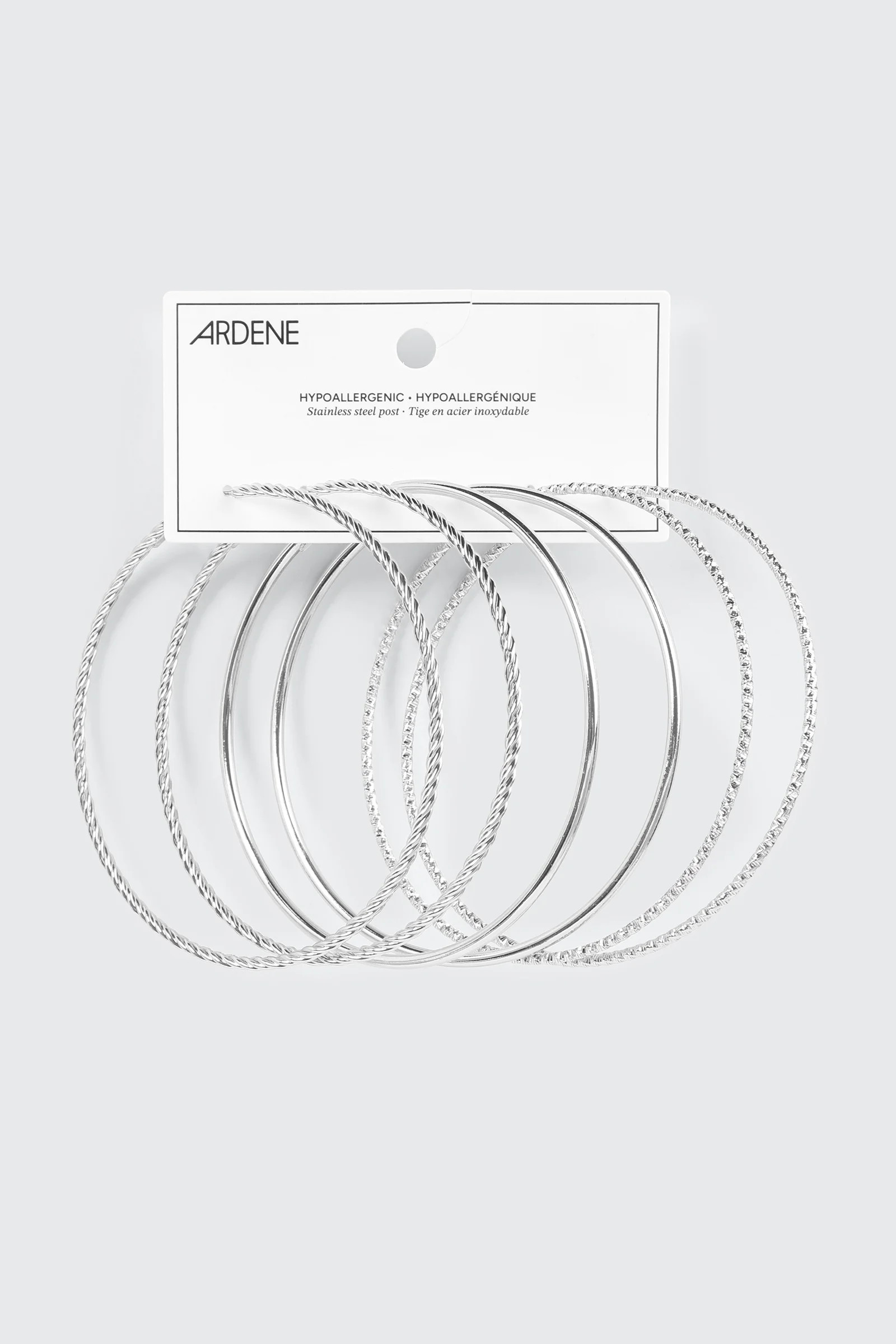 3-Pack Large Hoop Earrings | Ardene