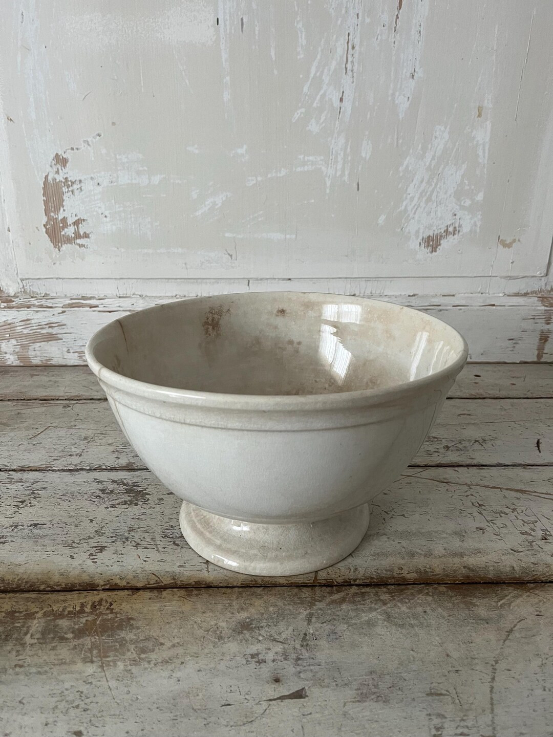 Large Ironstone Punch Bowl - Etsy | Etsy (US)