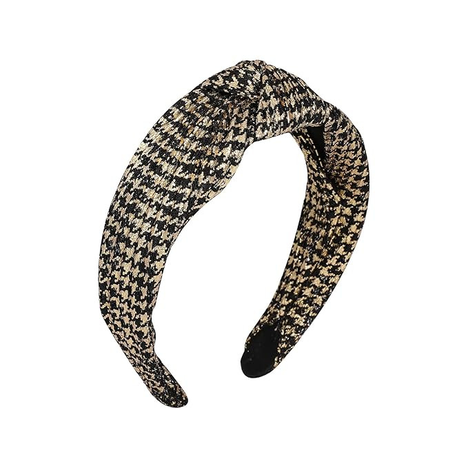 RACHEL ROY Headbands for Women, Fashion Headbands Top Knotted With Gold Highlights Workout Hairba... | Amazon (US)