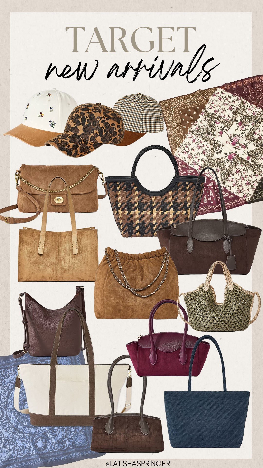 New fall bags and hats at Target! 

#targetfinds

Target finds. Target fashion. Target new arrivals. Target fall style. Target fall handbag. Target fall baseball cap.

#LTKSeasonal #LTKootd #LTKgrwm
