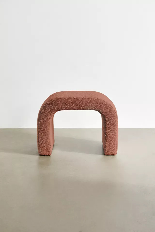 Sienna Boucle Stool | Urban Outfitters (US and RoW)