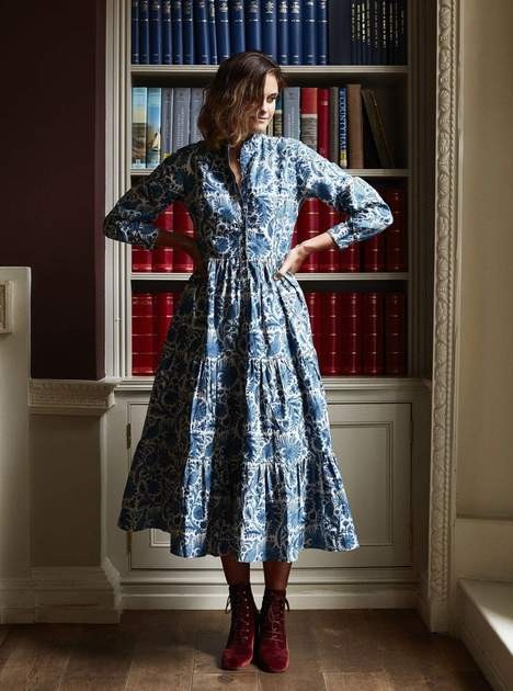 Daydress | Dakota Dress in Blue Pheasant | Beau & Ro