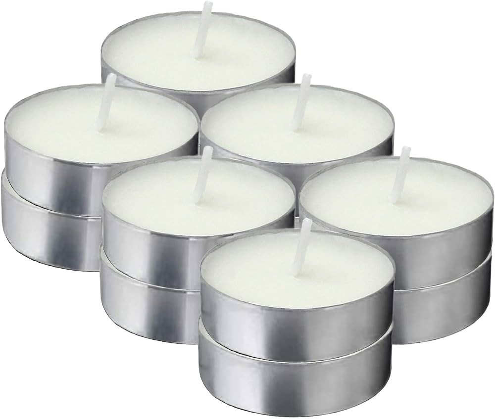 Tribello White Tea Lights Candles - Effortless Elegance & Warmth with Unscented Tealight Candles ... | Amazon (US)