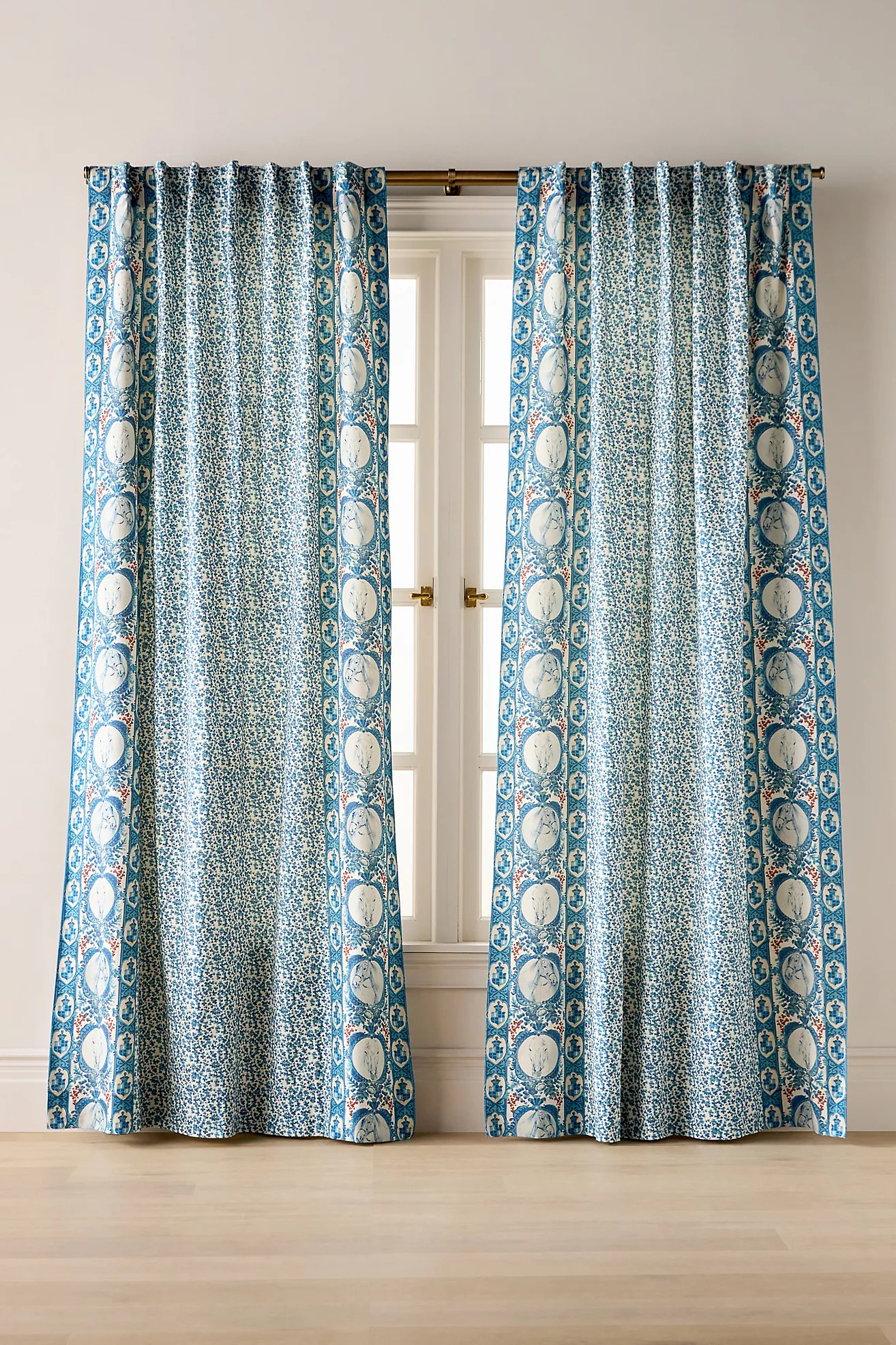 MINDTHEGAP Competition Printed Cotton Curtain | Anthropologie (US)
