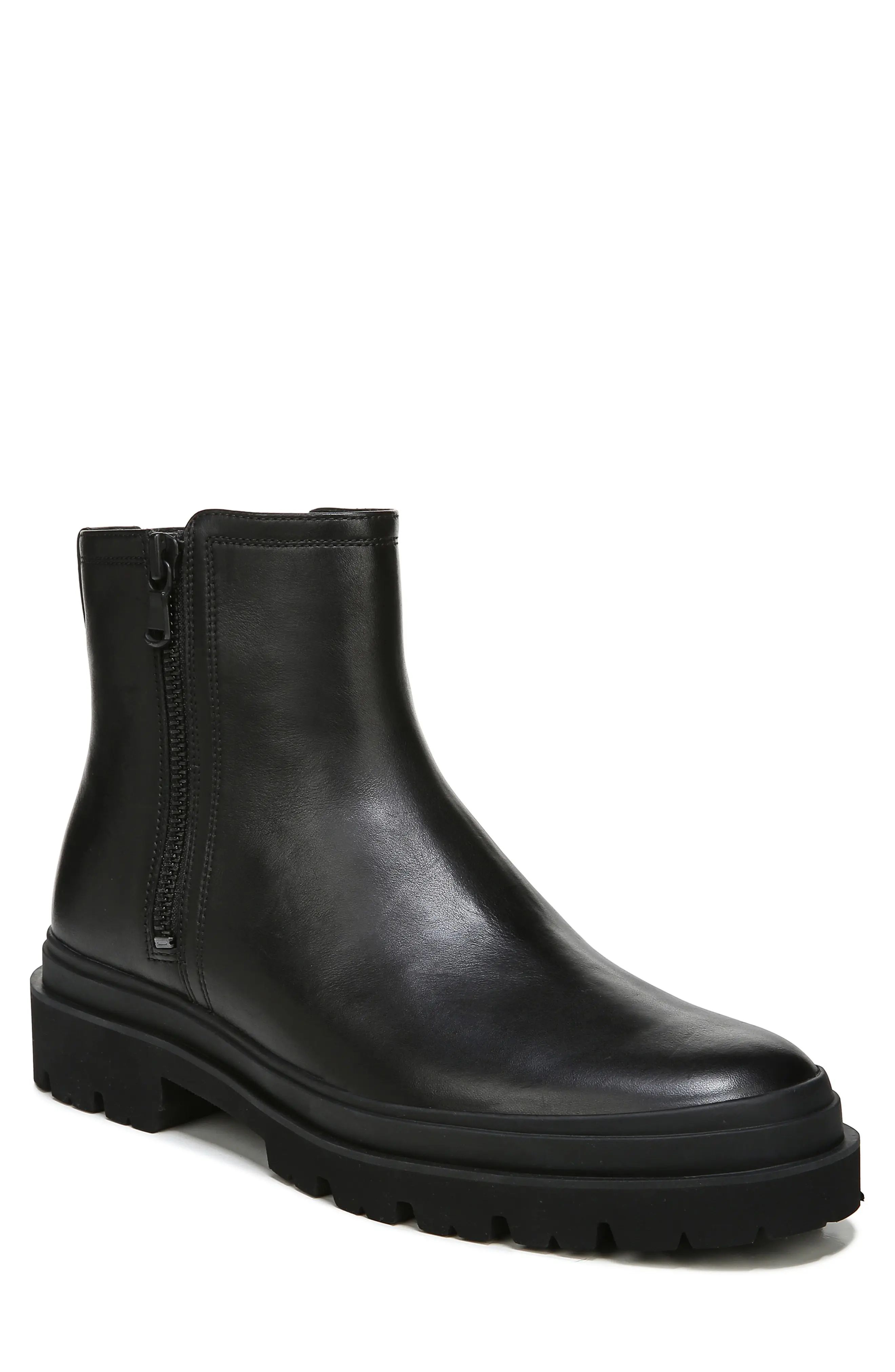 Vince Romero Leather Boot in Black Leather at Nordstrom, Size 10.5 | Nordstrom