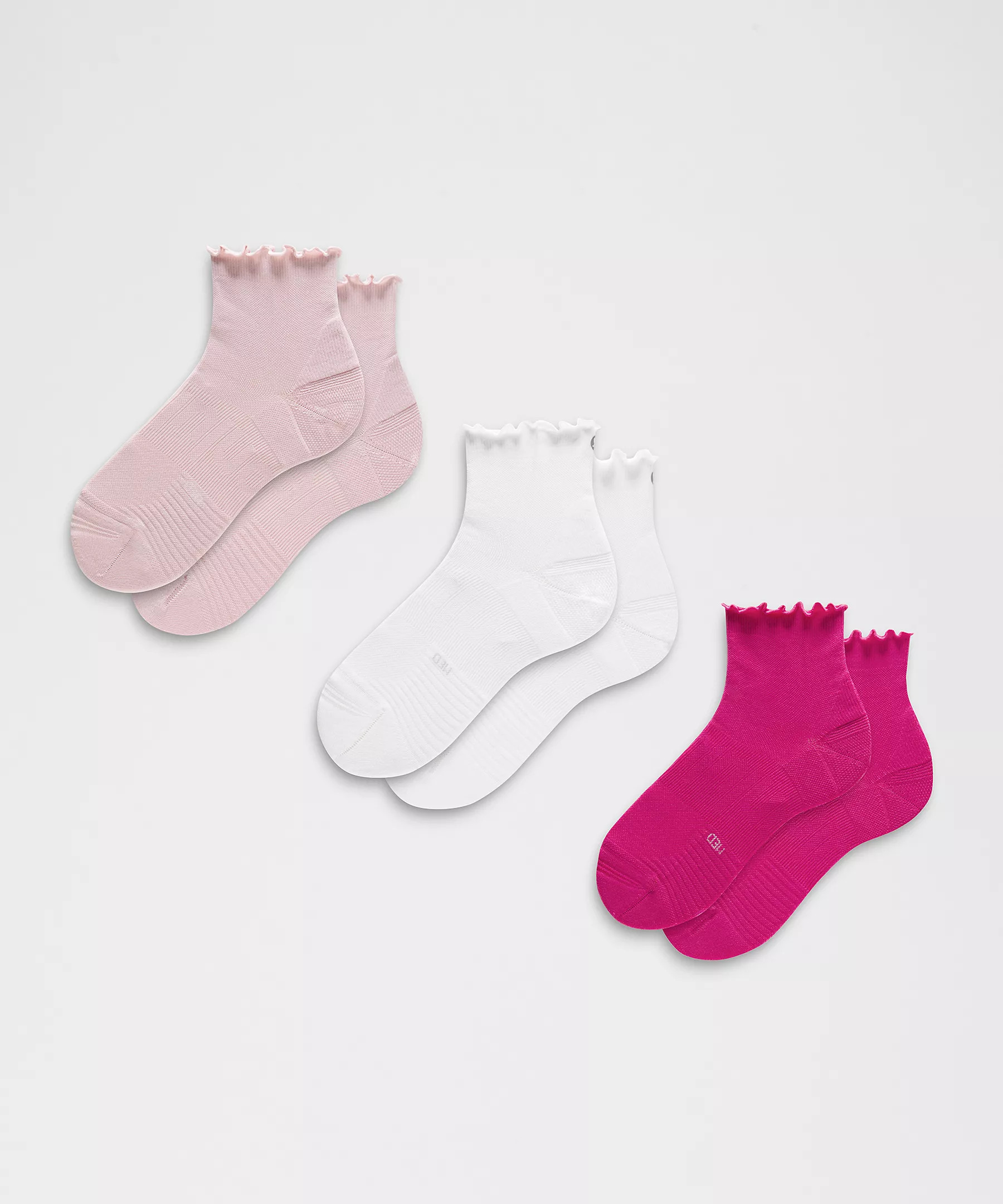 Unisex Power Stride Ankle Socks 3 Pack | Lululemon (US)
