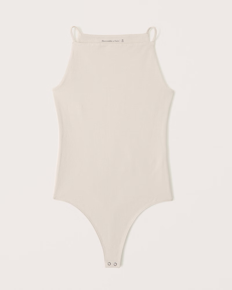 Women's Cotton Seamless Fabric Boatneck Bodysuit | Women's Tops | Abercrombie.com | Abercrombie & Fitch (US)