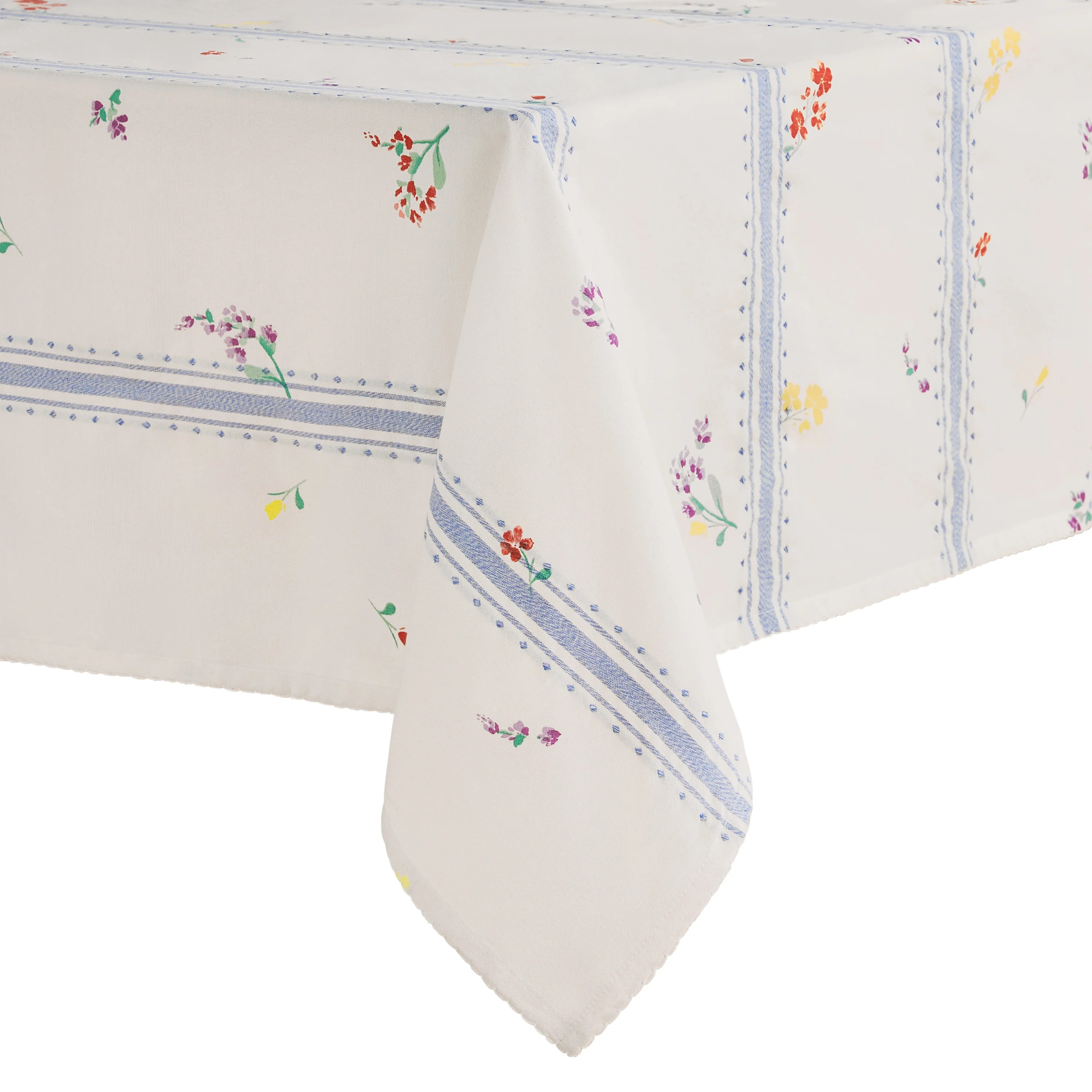 The Pioneer Woman Wildflower Fabric Tablecloth, 60" x 102", Multicolor - Walmart.com | Walmart (US)