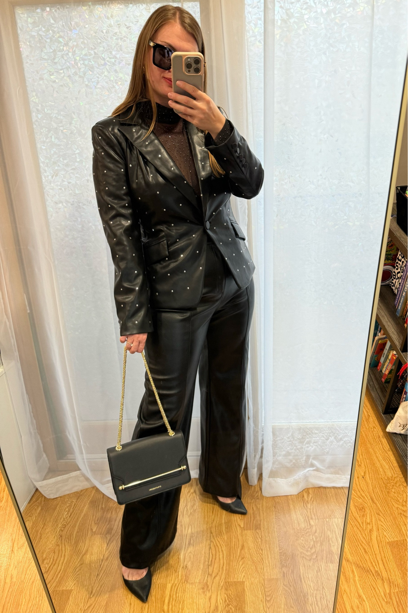 Holiday Season in Faux Leather - after scoring some great deals at Nordstrom Rack! 
Check out these and other pieces I found - linked below.

P.S. Highly recommend these Avec Les Filles pants - true to size and fit like a glove 😍

#NordstromRackPartner #RackScore

#LTKMidsize #LTKFindsUnder100 #LTKCyberWeek
