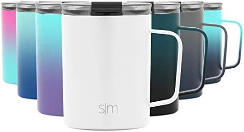 Simple Modern 12oz Scout Coffee Travel Mug Tumbler w/Clear Flip Lid - Cup Vacuum Insulated Campin... | Amazon (US)