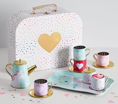 Rainbow Unicorn Tea Set | Pottery Barn Kids